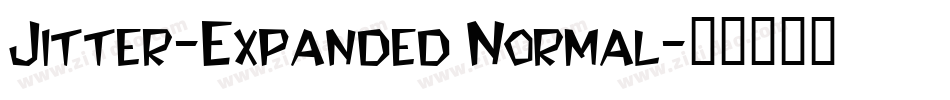 Jitter-Expanded Normal字体转换